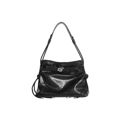 Kikawa Card Сумка через плечо из синтетической кожи плечевая сумка среднего размера женская черная