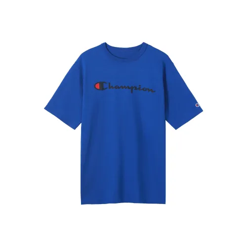 Champion T-Shirt US Version Unisex Royal Blue Чемпион T-Shirt США Унисекс Королевский Синий