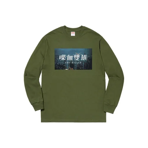 Supreme FW18 Унисекс Футболки