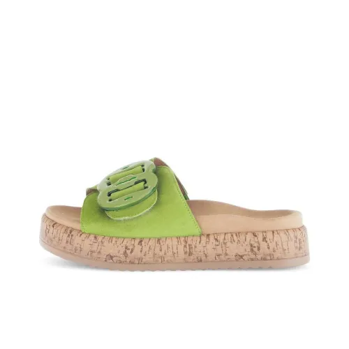 Gabor Слипоны Женские Зеленые