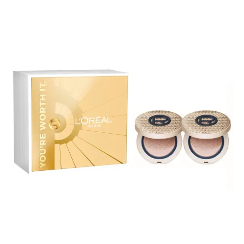 OULAIYA Ограниченный набор подарочной коробки с двойной упаковкой ткань вязаная воздушные подушки осветляющий тон кожи осветляющий цвет лица 14 г * 2