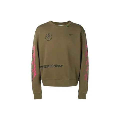 Off Белый SS19 Мужские Свитшоты