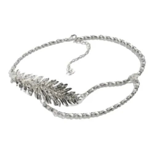 CHANEL Цепи для талии Унисекс Серебряный