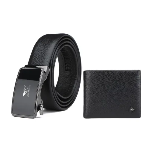 SEPTWOLVES Ремень из натуральной коровьей кожи кошелек коробка мужской ширина 3,55 см