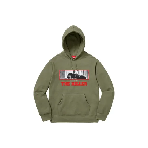 Supreme FW18 Свитшот Унисекс Оливково-зеленый