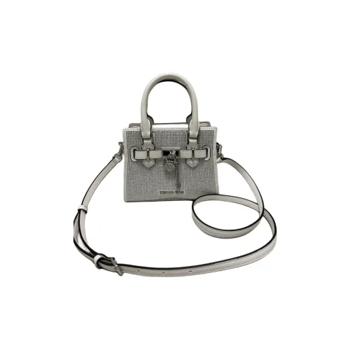 MICHAEL KORS Hamilton Series Denim One Shoulder Bag Женская Оптический Белый