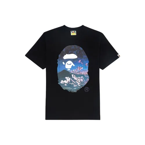 A BATHING APE Голова Series T Рубашка Унисекс