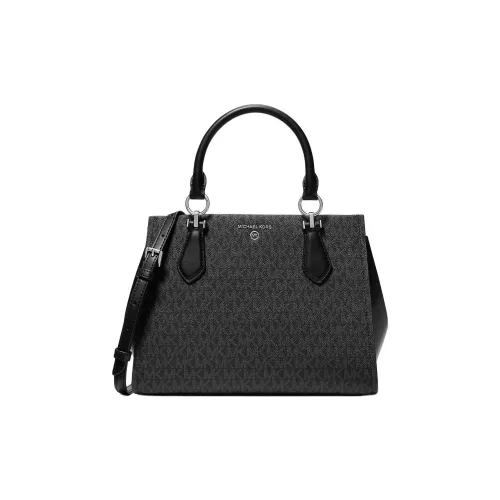 MICHAEL KORS Marilyn Покрытый холст Сумка через плечо Сумка среднего размера Женская Черная