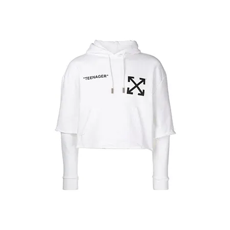Off Белый SS19 Мужские Свитшоты