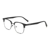 Черный металлик-C22 & Защита от синего света, 0 диоптрий, линзы