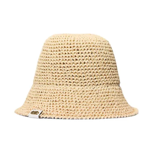 MICHAEL KORS Соломенная плетеная панама унисекс бежевый