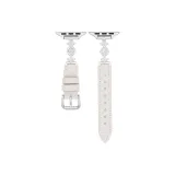 Звездный белый / Крест Металл & Натуральная кожа Ремень