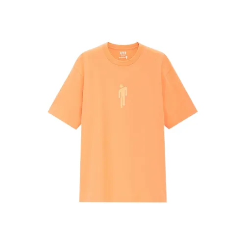 UNIQLO x UNIQLO T-рубашка унисекс розово-оранжевая