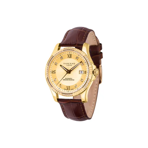 RANCEAS Sorontun Collection Автоматический Механический Механизм Мужские Часы Часы 40 мм Золотой Циферблат