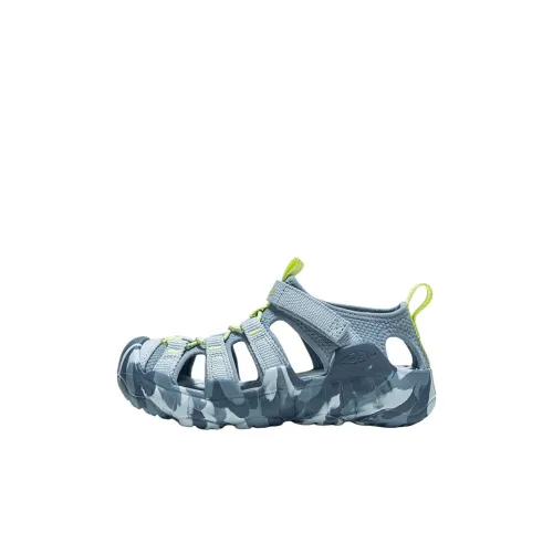 KEEN HYPERPORT Slip-resistant Abrasion-resistant Low Top Children's Sandals Blue Children Aged 3-7 Years