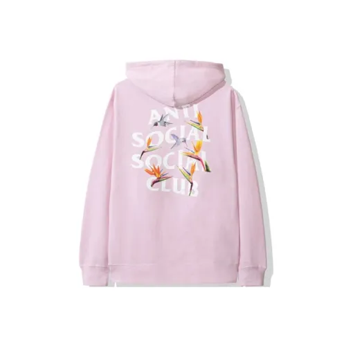 ANTI SOCIAL SOCIAL CLUB С капюшоном свободный крой стандартный свитшот унисекс розовый
