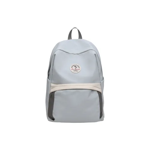 BUBM Нейлон Рюкзак Стандартный Унисекс Черный Белый Синий