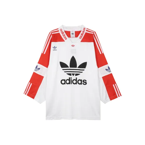 Adidas Originals T-Shirt Мужской Белый Красный