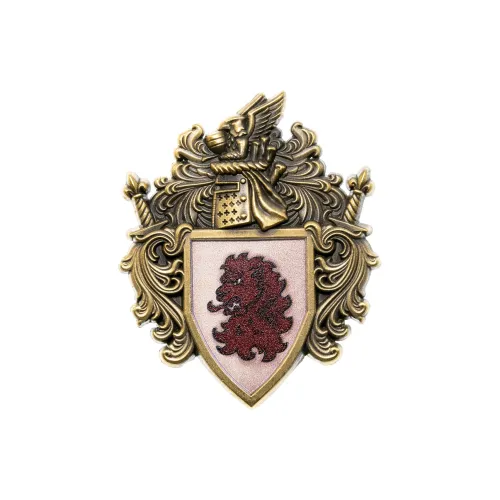 STARFORGED Warhammer Рекомендуемый возраст OF Sigmar Мерч Batorian Рыцарь Shield Emblem Lioness Army Флаг Brooch Значки