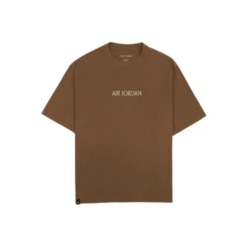 Jordan Wordmark T-Shirt Унисекс Коричневый
