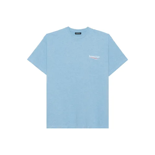 Balenciaga T-Shirt Мужская Каролина Синий