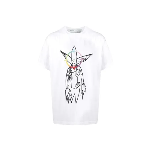 OFF Белый SS20 T Рубашка Мужская Белая