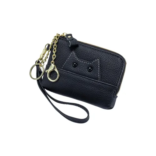 OUZIHUANG Кошелек из коровьей кожи с монетами женский многоцветный