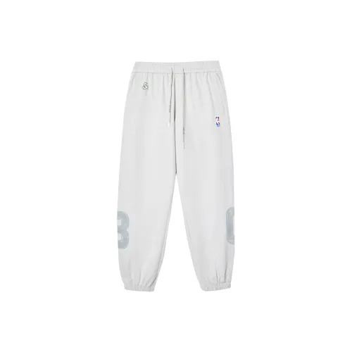 JACK JONES· X NBA Jack Jonesxnba Весенние Летние Вязаные Спортивные Штаны Мужские C42 Каменно-Серый