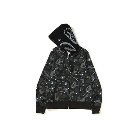 A BATHING APE Shark Series Толстовка Унисекс Черный