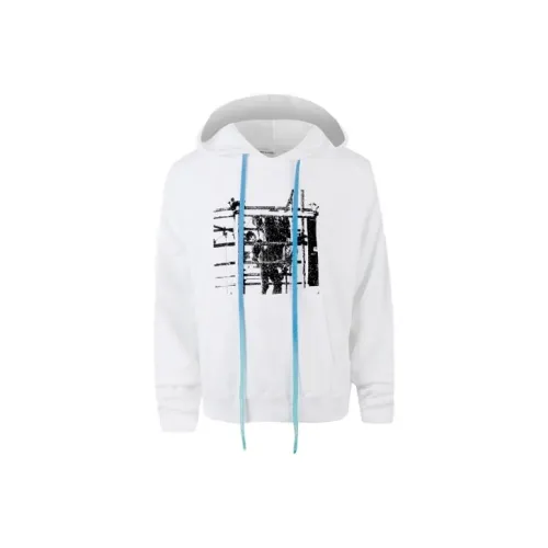 Off Белый FW19 Белый Мужские Толстовки