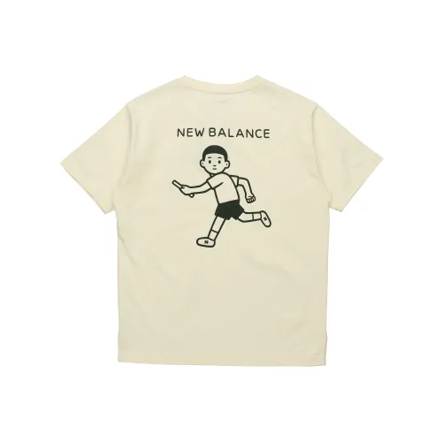 New Balance совместный бренд x Noritake Collection T-рубашка унисекс белая