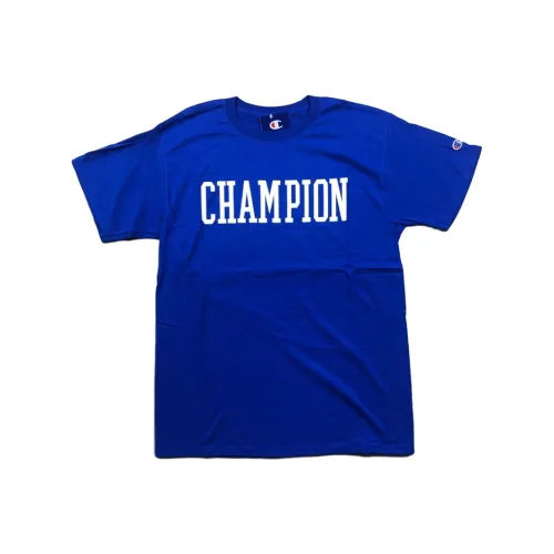 Champion Regular T-Shirt Unisex Royal Blue US Version Чемпион Регулярная Т-Рубашка Унисекс Королевский Синий Версия для США