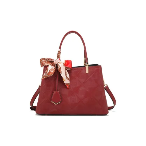 PAYOT Microfiber Synthetic Leather Bag Women's Burgundy