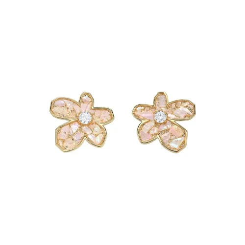 BOONEE ALUS Медные серьги с покрытием из каратного золота женские