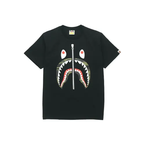 A BATHING APE Shark Series T-Shirt Унисекс Черный