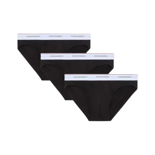 DSQUARED 2 Трусы Мужские упаковка из 3 штук белый