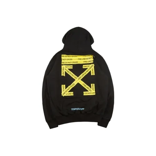 Off Белый FW19 Толстовка Мужской Черный