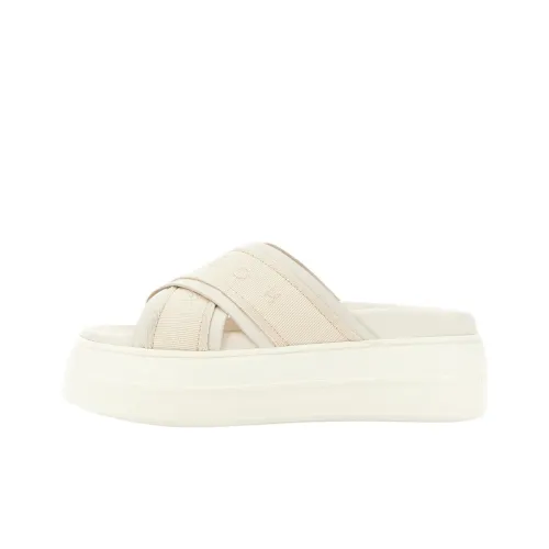 HOGAN Skyscraper Слипоны 6 см Женские Белые