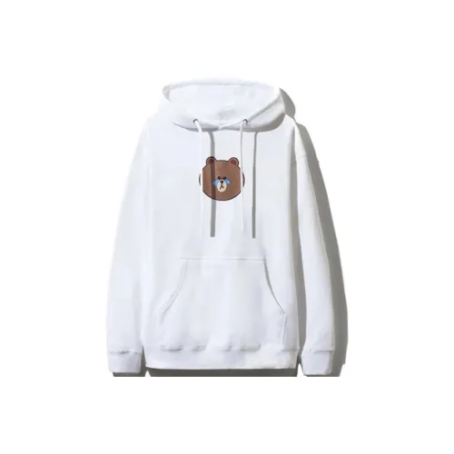 ANTI SOCIAL SOCIAL CLUB x LINE FRIENDS Худи Унисекс Белый