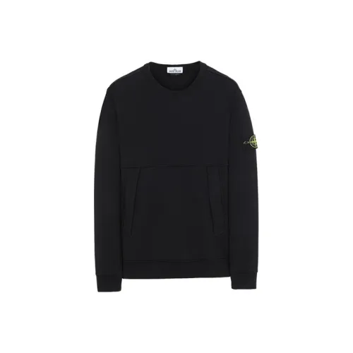 STONE ISLAND Толстовка Мужская Черная