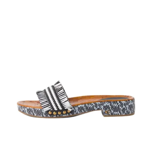 COACH Слипоны Женские Черные