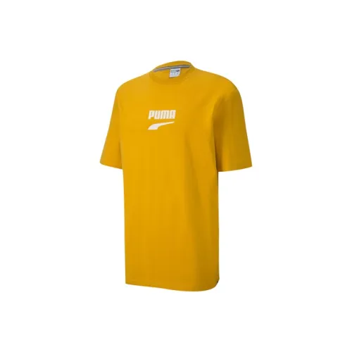 PUMA Downtown T-Shirt Мужская Золотая