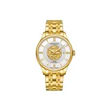 Золотой белый циферблат.