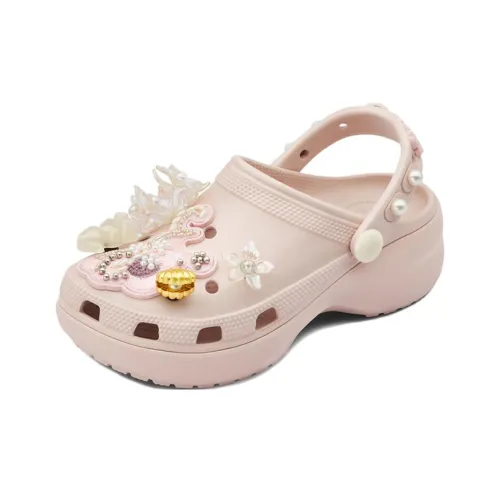 THE BEAST x Crocs Cloud Sabo Женские Розовые