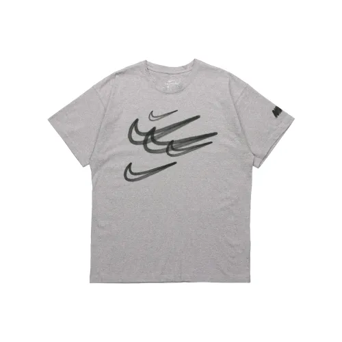 Nike Комплект с короткими рукавами T-рубашка Мужская Светло-Серый