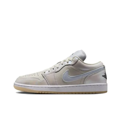 Jordan Air Jordan 1 Винтажные баскетбольные кроссовки Low Топ Белый-коричневый Женские