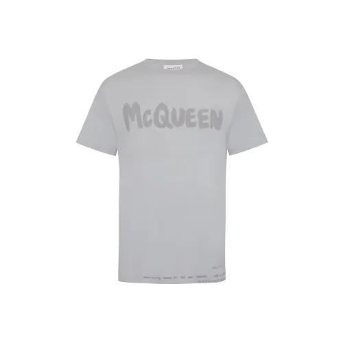Alexander McQueen Серые Мужские T-Рубашки