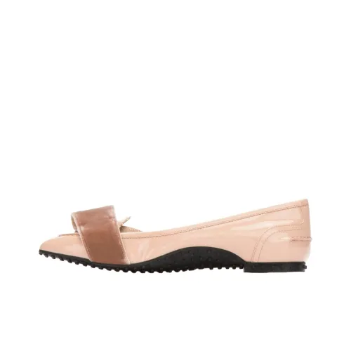 TOD'S Лоферы с резиновым подошвой Женские Бежевые