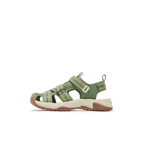 XTEP Детские сандалии Low Top Серый Grass Зеленый Kids