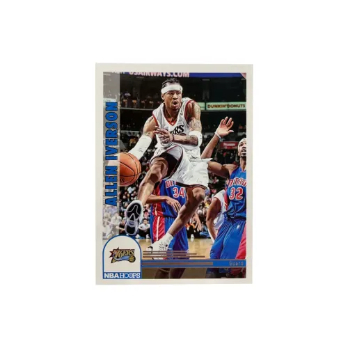 Панини 2022 23 76 Персон Аллен Айверсон Четыре Великих Защитника Баскетбола HOOPS Parallel Teca Спортивные Карты 1 Упаковка